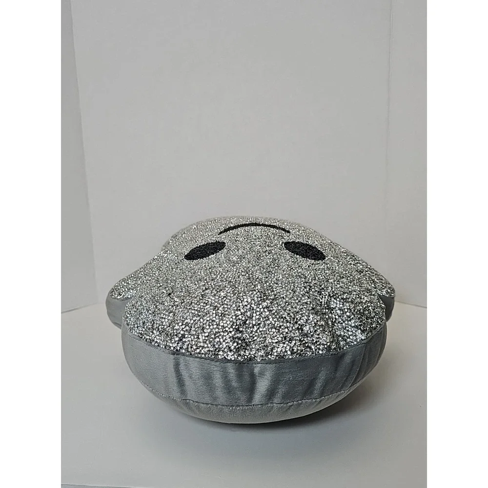 Halloween Ghost Pillow Silver Glitter Sparkles Home Rhinestone‎